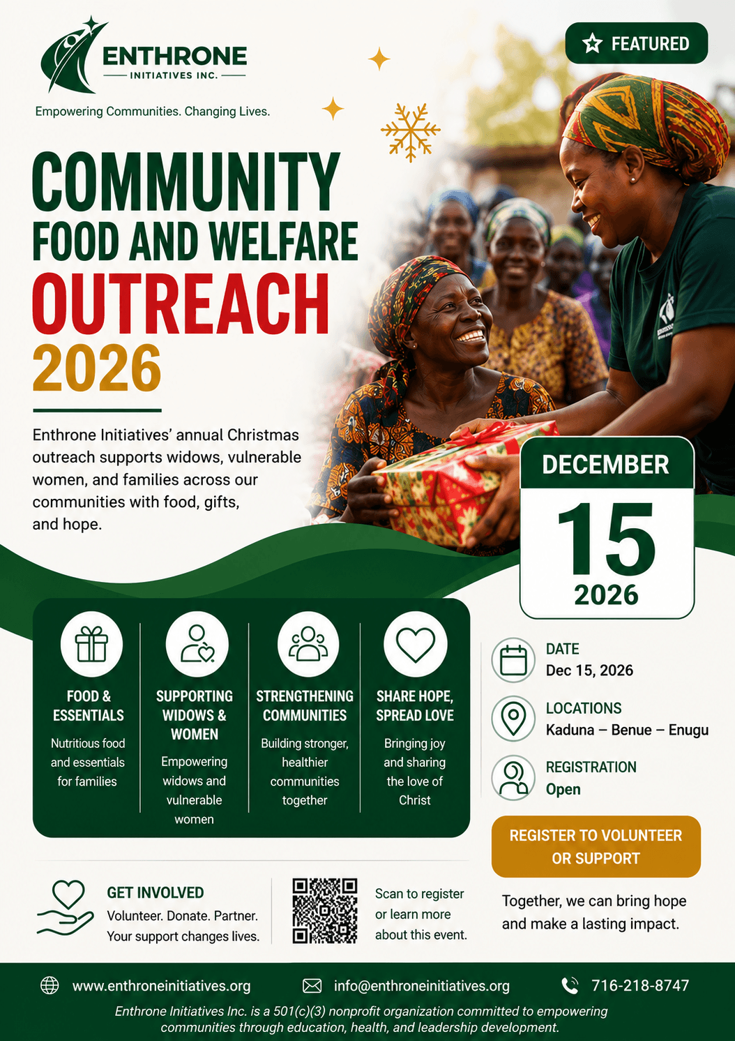 Community Food and Welfare Outreach 2026