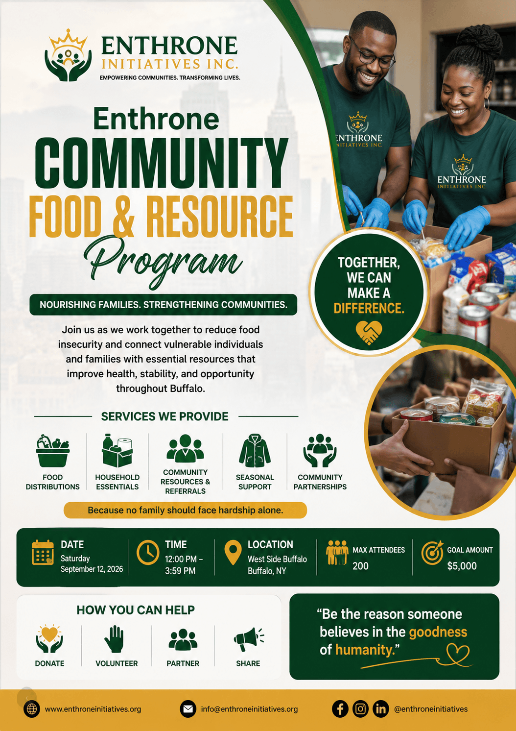 Enthrone Community Food & Resource Program