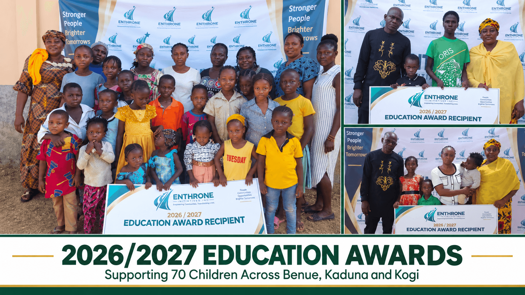 Seventy Children Receive 2026/2027 Education Awards in Nigerian Nigeria
